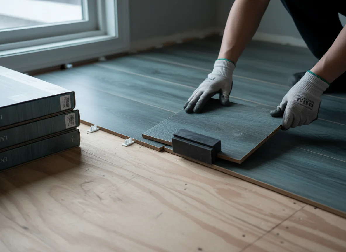 Luxury Vinyl Plank Installation company in Pisek, ND